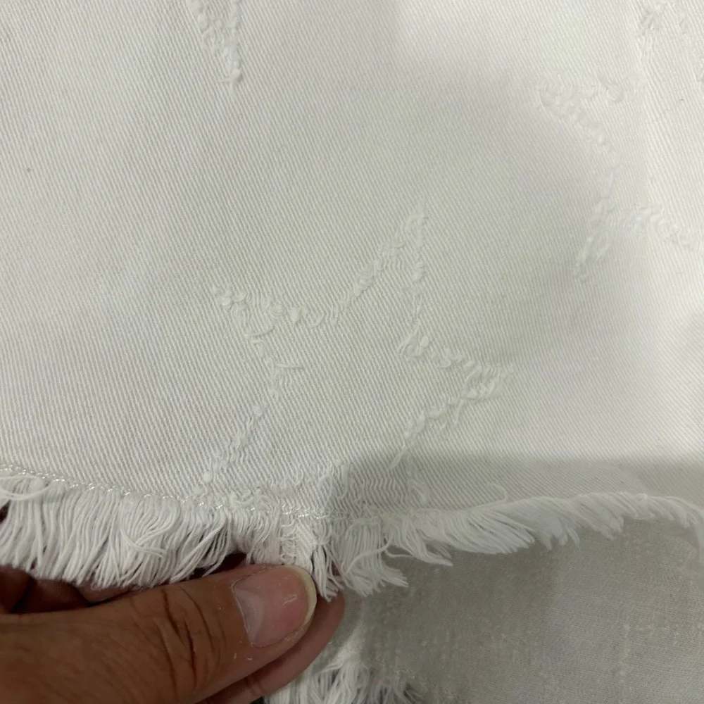 STELLA MCCARTNEY • White Cutoff Shorts • Sz 31 • - Picture 5 of 10